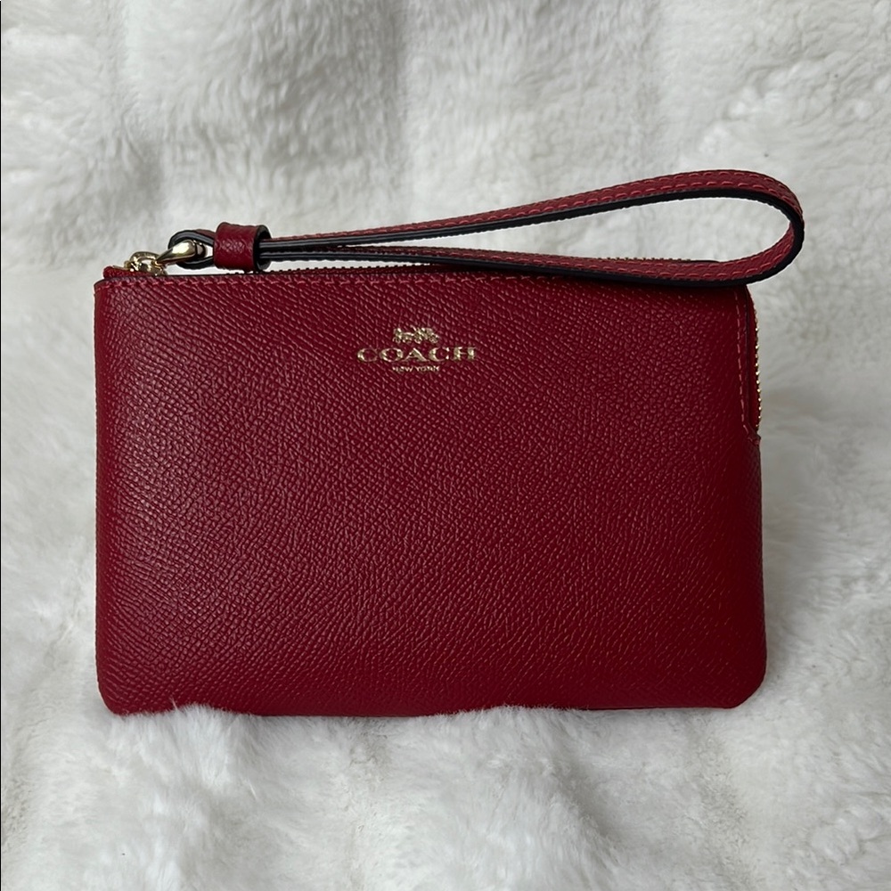 Coach Red Wristlet